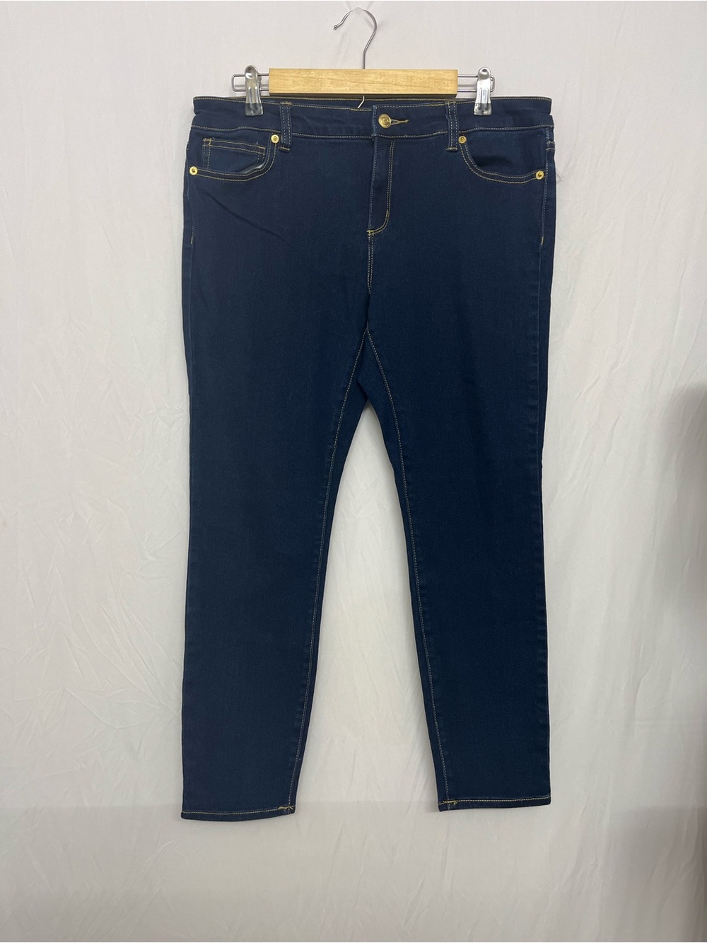 Michael Kors Women's Dark Blue Skinny Jeans